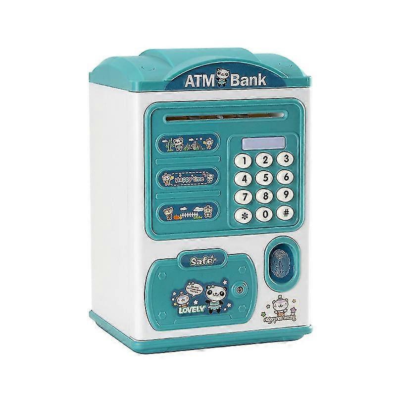 Simulation Smart Piggy Bank Atm Fingerprint
