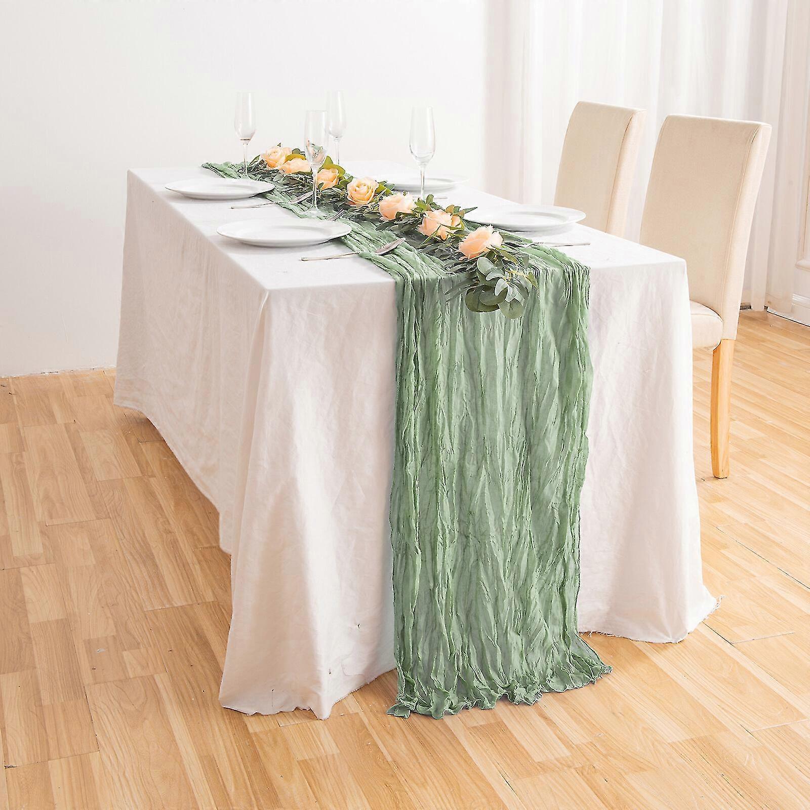 Gauze Wedding Cheesecloth Table Runner, Wedding Table Decoraitons