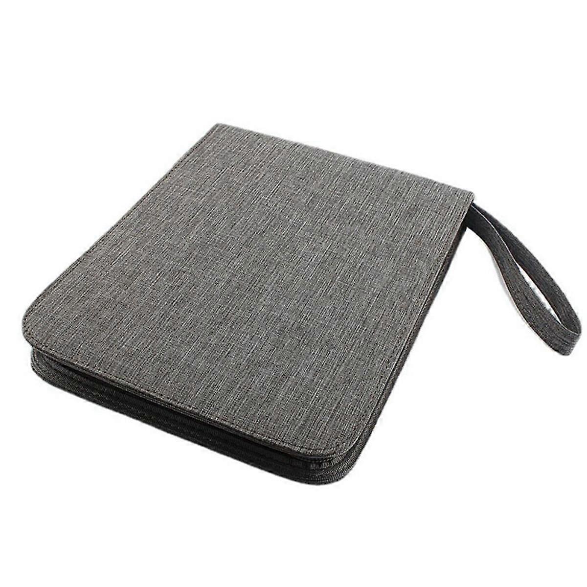 Pen Container Bag Capacity Fountain Pencil Case 24 Slots Zipper Multifunctional Canvas Writing Hold