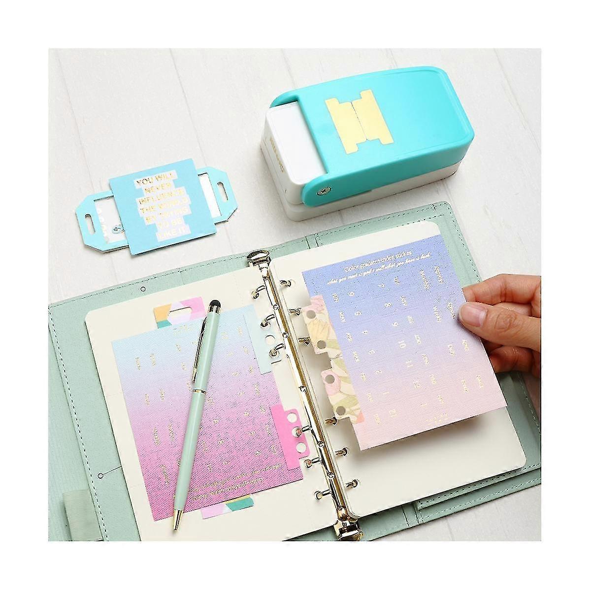 Loose Leaf Separator Label Puncher Flags Tabs Markers Paper Index Bookmark For Page Marker Planner