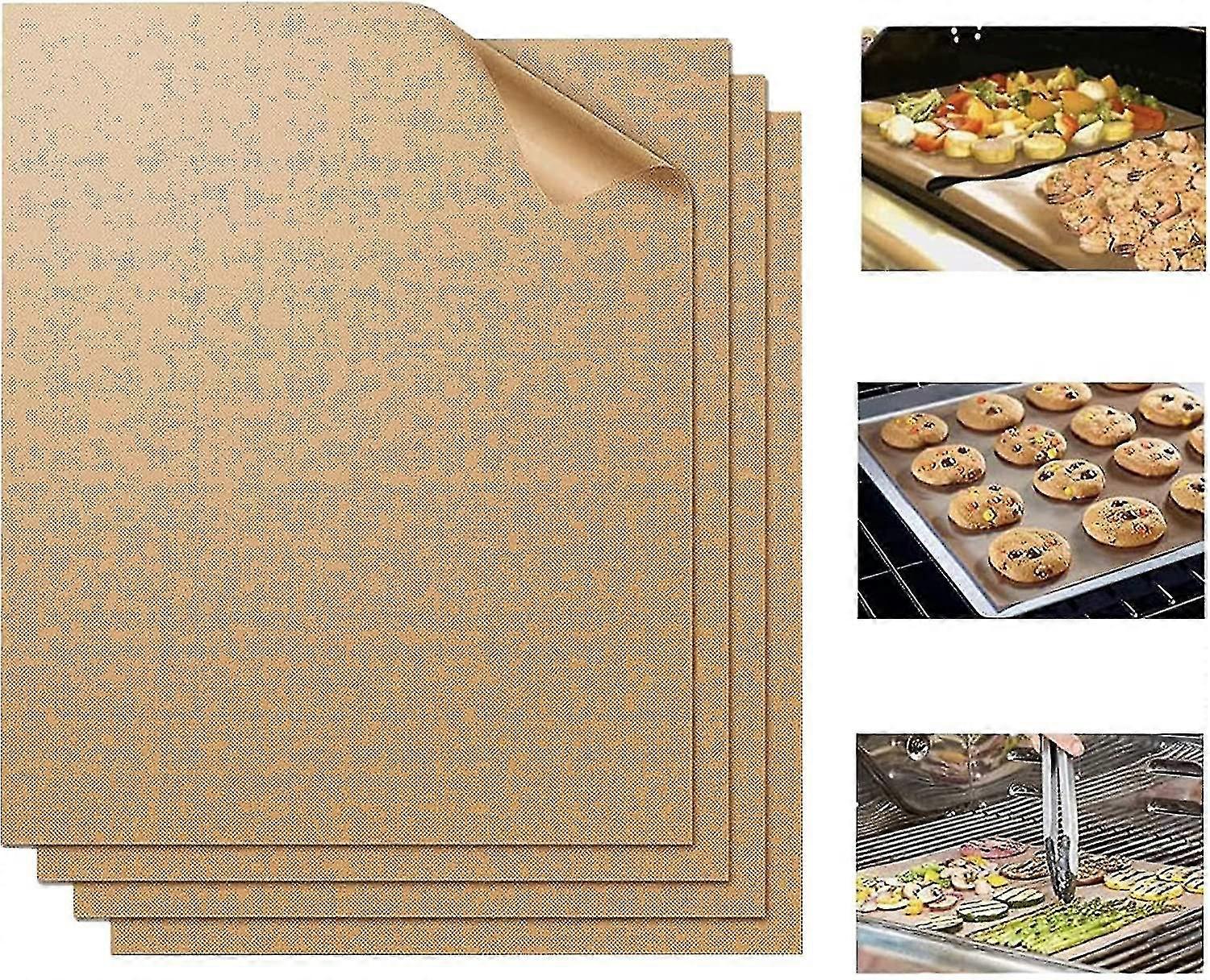 2024 Grill Mat Set Of 7-100% Non-stick Bbq Grill Mats&baking Mats, Pfoa Free, Heavy Duty, Resuable And Easy To Clean, Works On Gas Charcoal And Electr