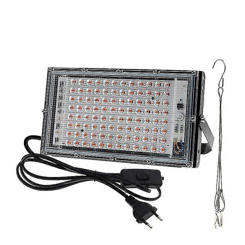 Full spectrum led grow light with stand ac220v phyto lamp with on/off switch for greenhouse hydroponic plant growth lighting