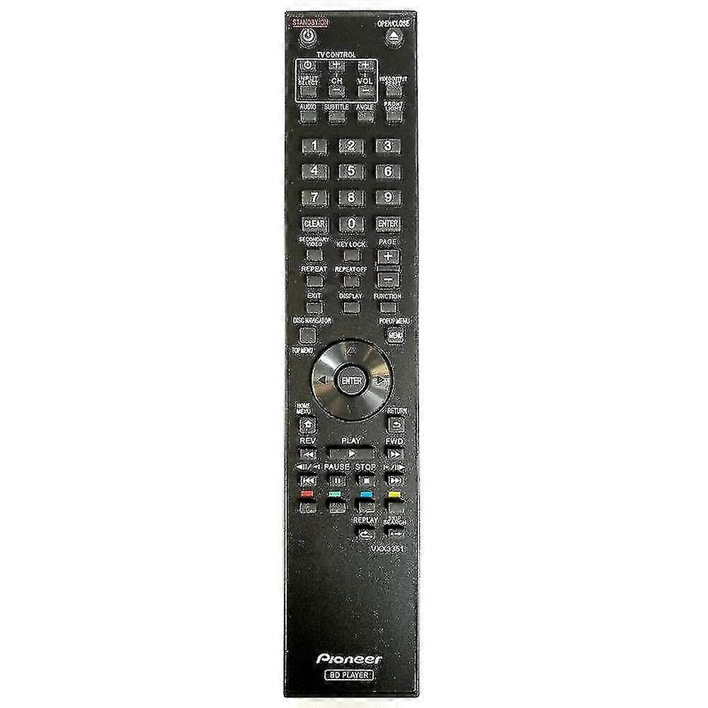 Replace Vxx3351 For Pioneer Blu-ray Dvd Bd Remote Control Bdp120 Bdp-121