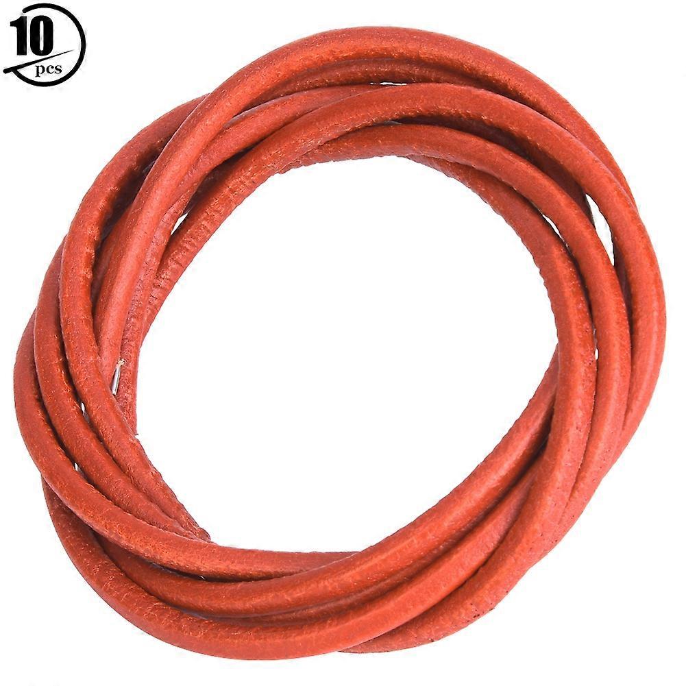 Ceinture en cuir de vache pour machine à coudre domestique, 183 cm, pour ancienne machine à coudre, 10 pièces