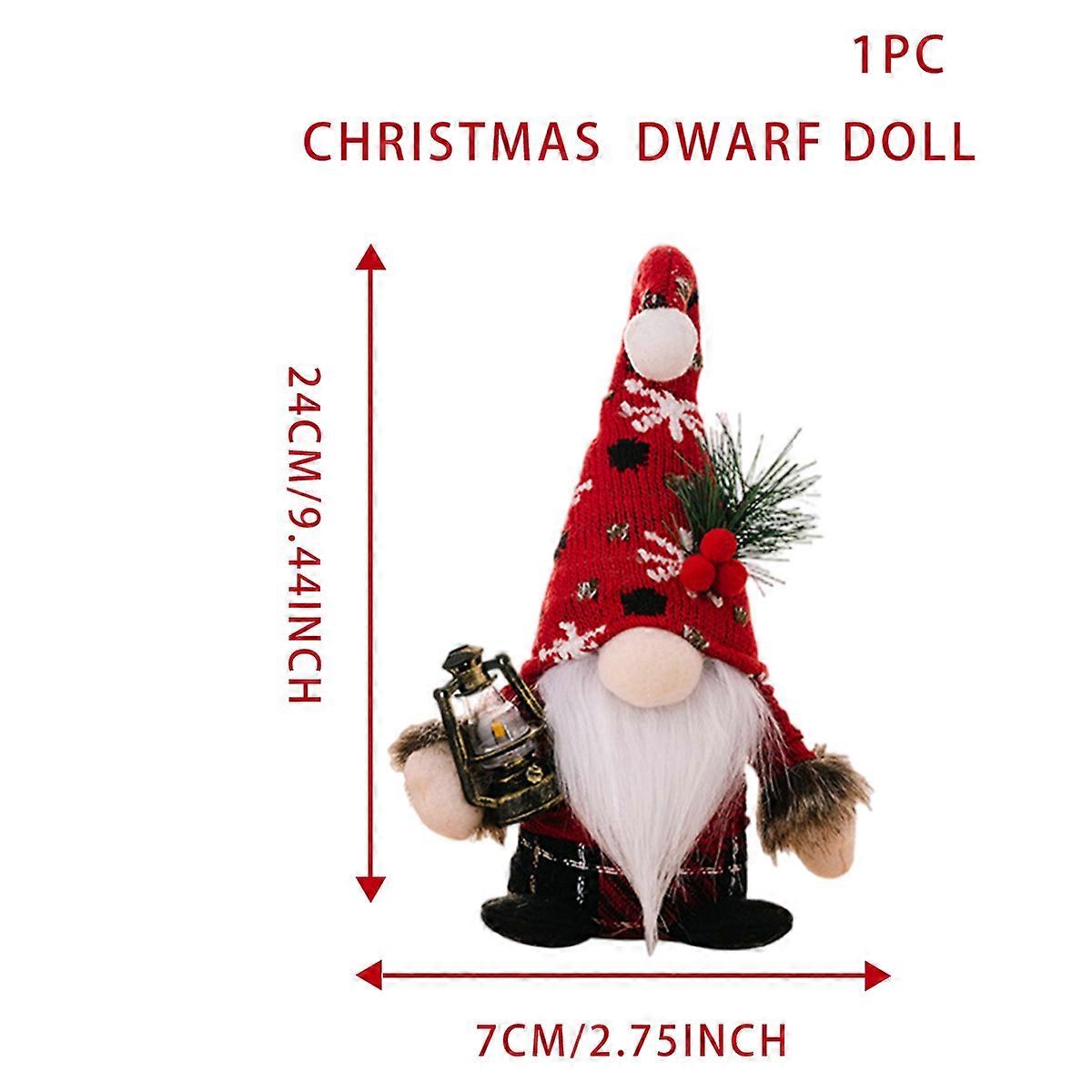 Gnome Jul Ansigtsløs Dukke Glædelig Julepynt Til Hjemmet 2024 Cristmas Ornament Xmas Navidad Natal Nytår 2025