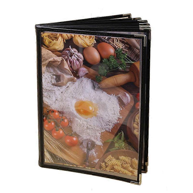 Transparent Restaurant Covers for A4 Size Book Style Cafe Bar 8 16
