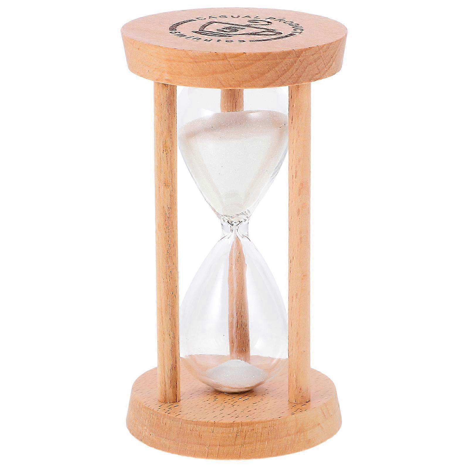 Wooden Sand Timer 5 Minute Timer Portable Sand Timer Decorative Hourglass Timer Kitchen Sand Clock