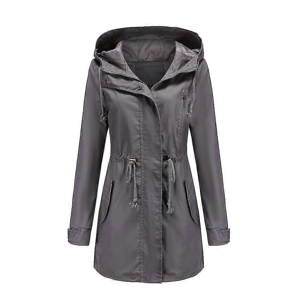 Women's Mixed Media Long Jackets -JA