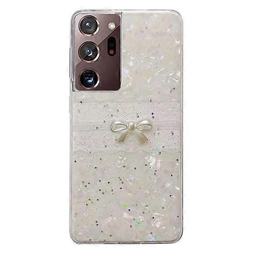 For Samsung Galaxy Note20 Ultra Shell Pattern Bow TPU Phone Protective Case