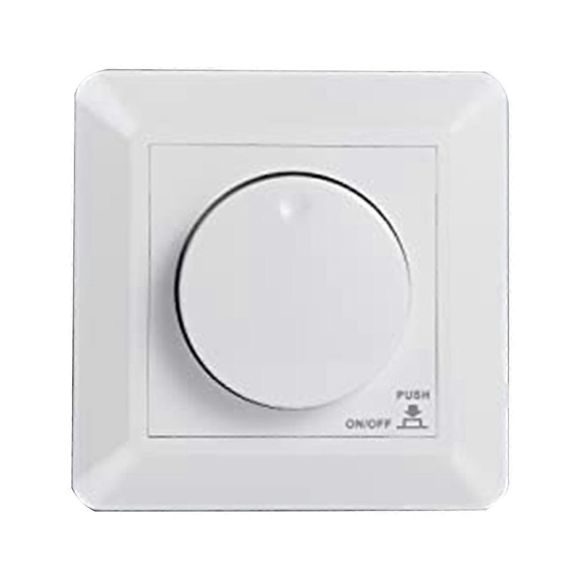 LED-dimmerbryter, innfelt dimmer for dimbar LED og halogen, 5-300 W dimmerbryter LED, fasekontrolldimmer