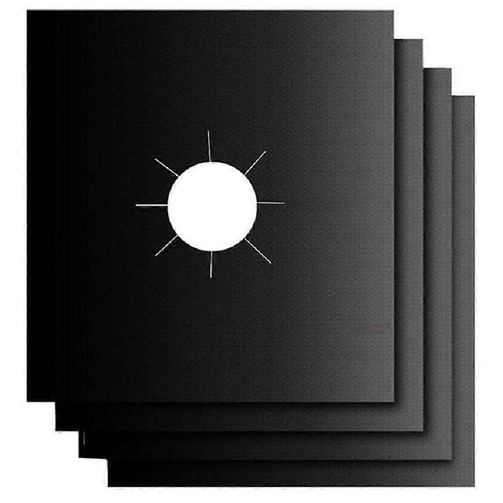 4 Burner Covers, Reusable Cover, Non-Stick Burner Lining, Heat Insulation Pad for Gas Stove