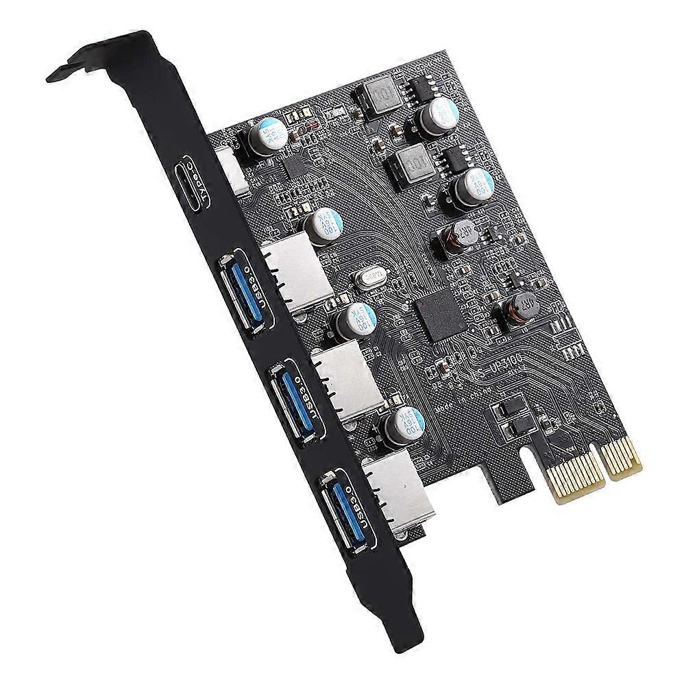 PCIe USB 3.0 Card 5Gbps Super Speed PCI USB Expansion Cards for Window 7/8/10 and OS 10.8.2 Above