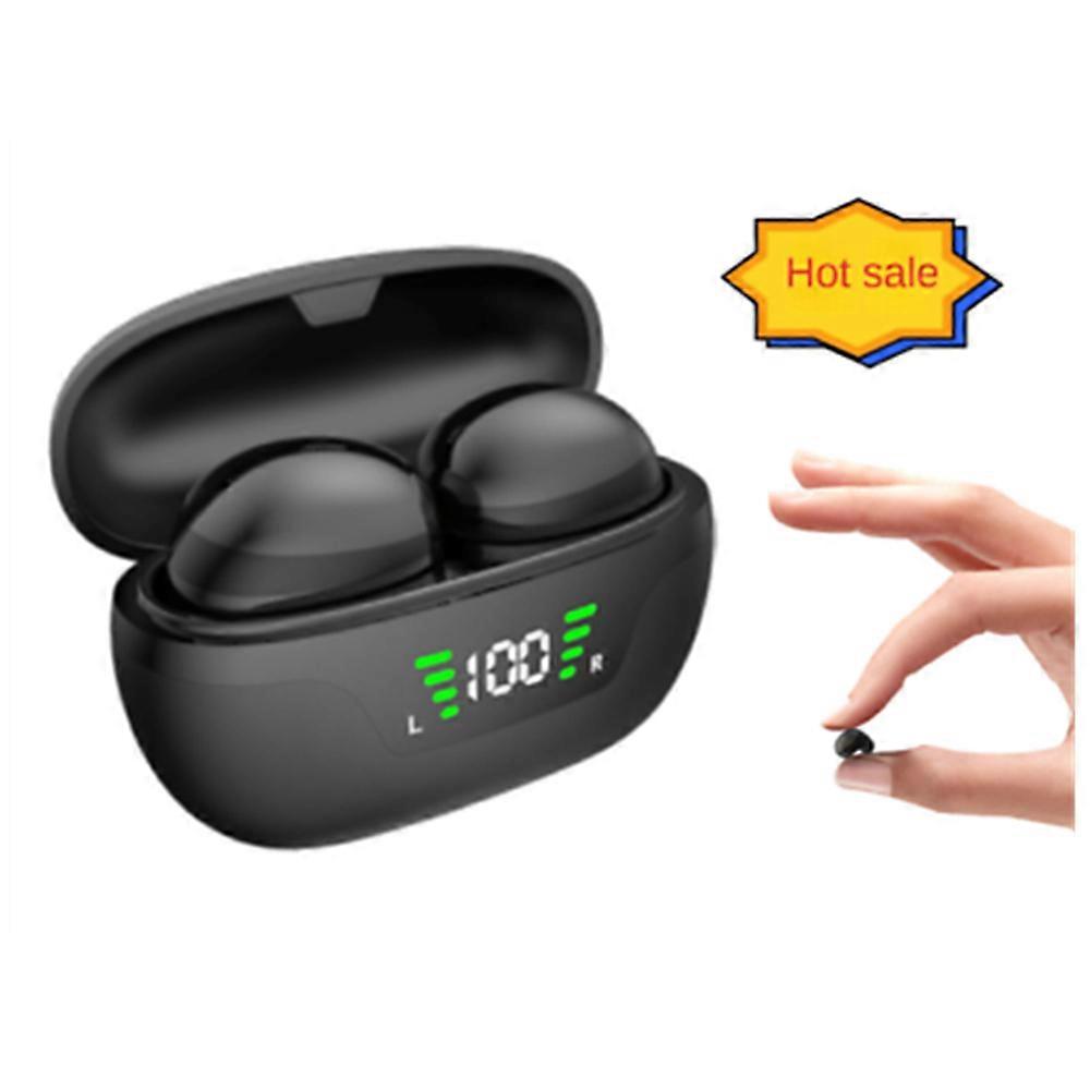Ultra-small mini wireless Bluetooth-compatible headset invisible power digital display long endurance bluetooth headset