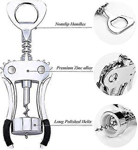 Bottle Opener Stainless Steel Multifunctional Red Wine Bottle Opener Beer Bottle Opener Cork And Beer Cap Bottle Opener For Kitchen Restaurant Chateau