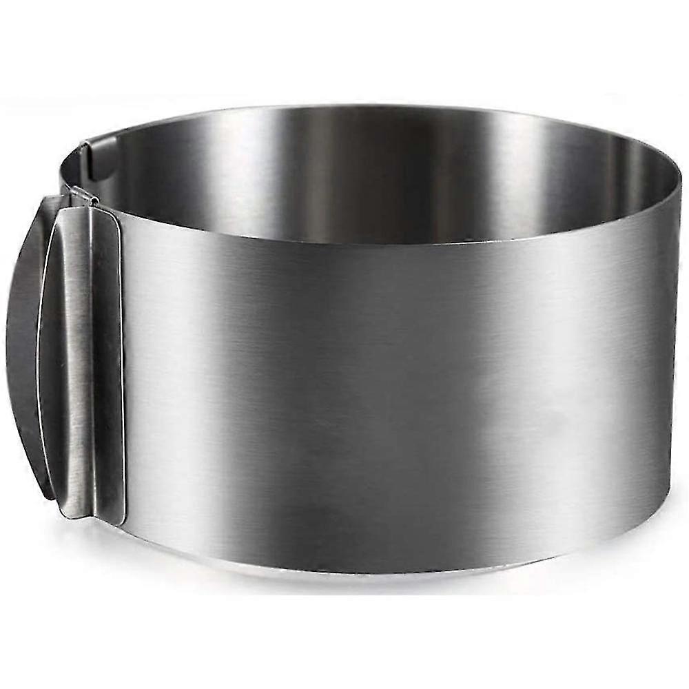 Cake Ring 6-12 Inch Adjustable Round Stainless Steel Cake Mould Ring