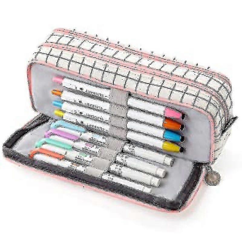 Durable Pencil Case With Zip And 3 Compartments