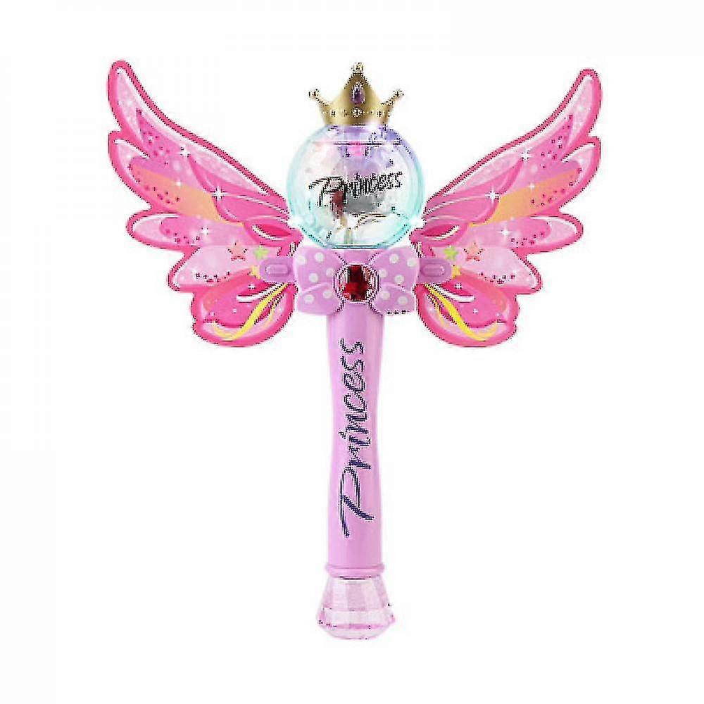 Children's Electric Bubble Blowing Toy Princess Wand