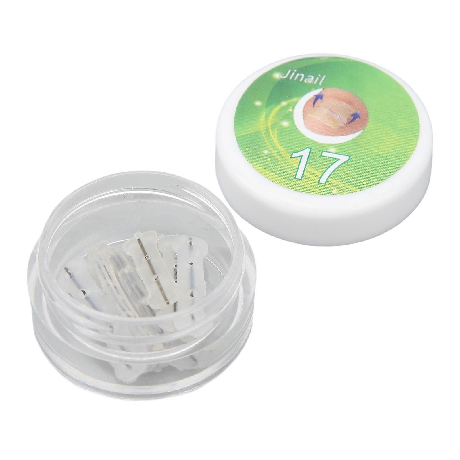 10PCS Toenail Corrector Stickers with Storage Box Ingrown Toenail Corrector Patches Elastic Patches Foot Care 0.7in