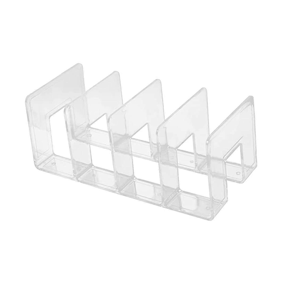 Bookends Folder Holder for Desk Accessories Office Folders File Sorting Plastic Bookshelf File Hold