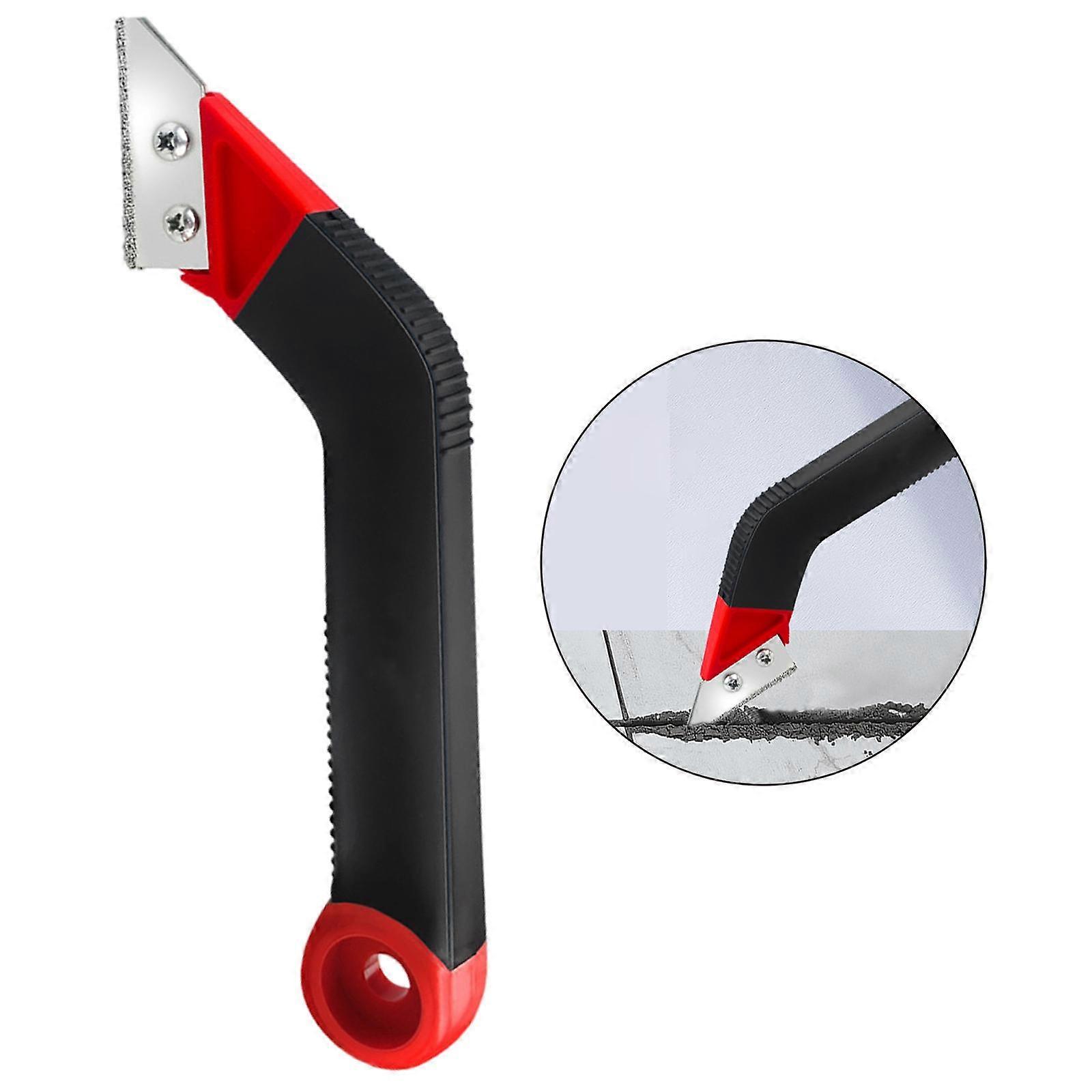Grout Remover Tool Sturdy Angled Grout Scraping Rake Tool Tile Cleaner Tile Cleaning Tool for Home Use Tile Cleaner