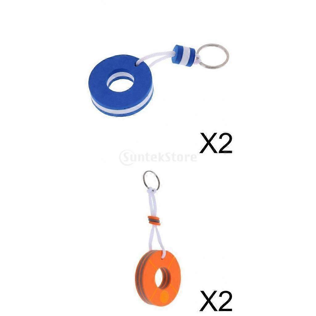 4 Pieces Novelty Boating Floating Key Chain Key  Keychains Float Buoy