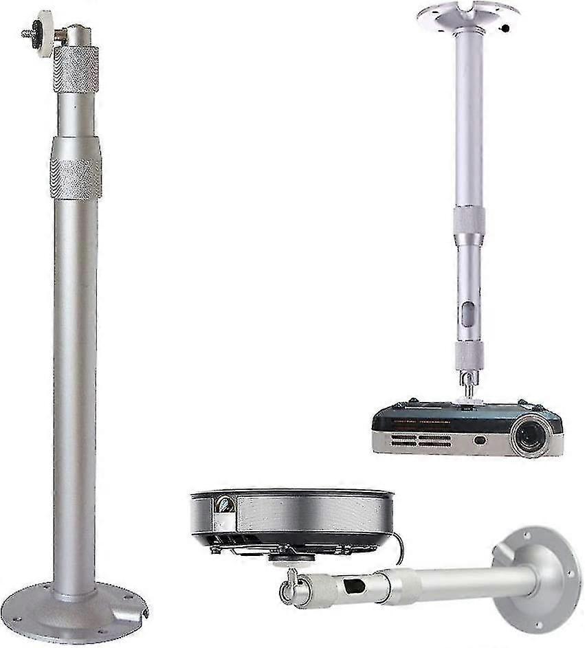 Projector Ceiling Wall Mount Bracket 20-40cm Projector Hanger Bracket Wall Bracket Rotatable Aluminum Alloy Ceiling Bracket