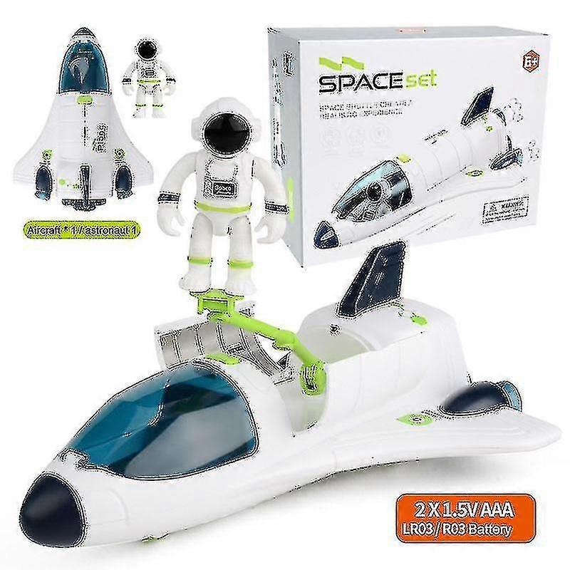 Rymdraket leksak astronaut rymdskepp Leksak barn tidig utbildning leksak födelsedag gåva för pojkar flickor