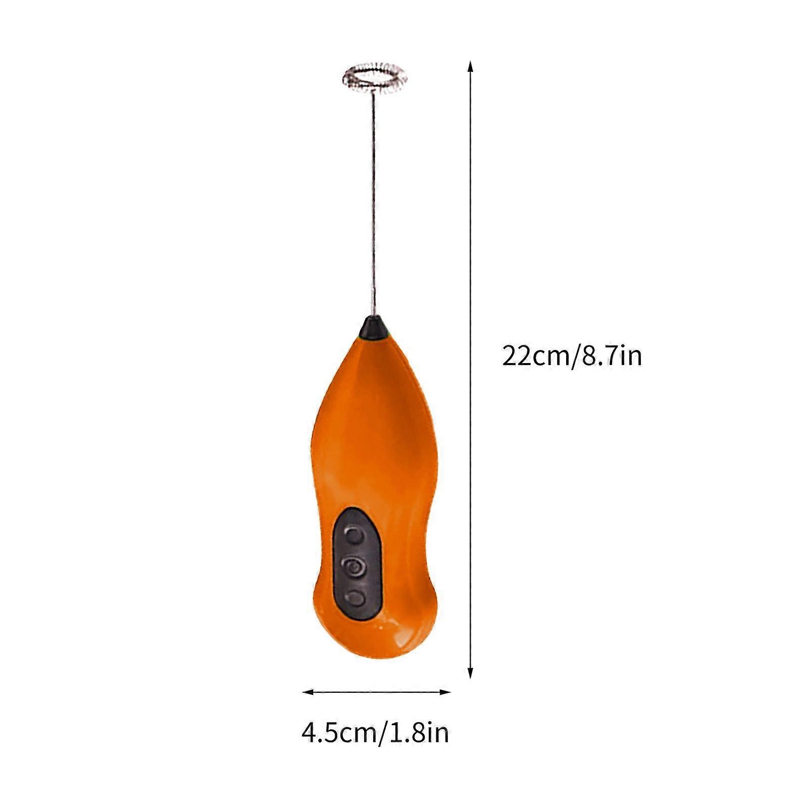 Milk Frother Handheld Foam Maker For Lattes Whisk Drink Mixer