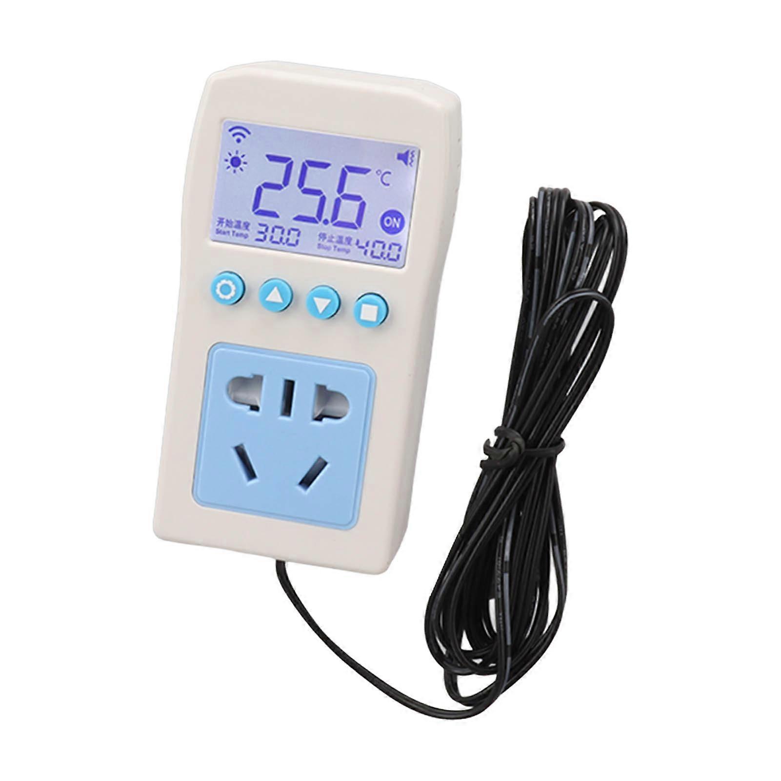 LCD WiFi Remote Temperature Controller Digital Display Intelligent Full Automatic Thermostat  110(YMCAT)