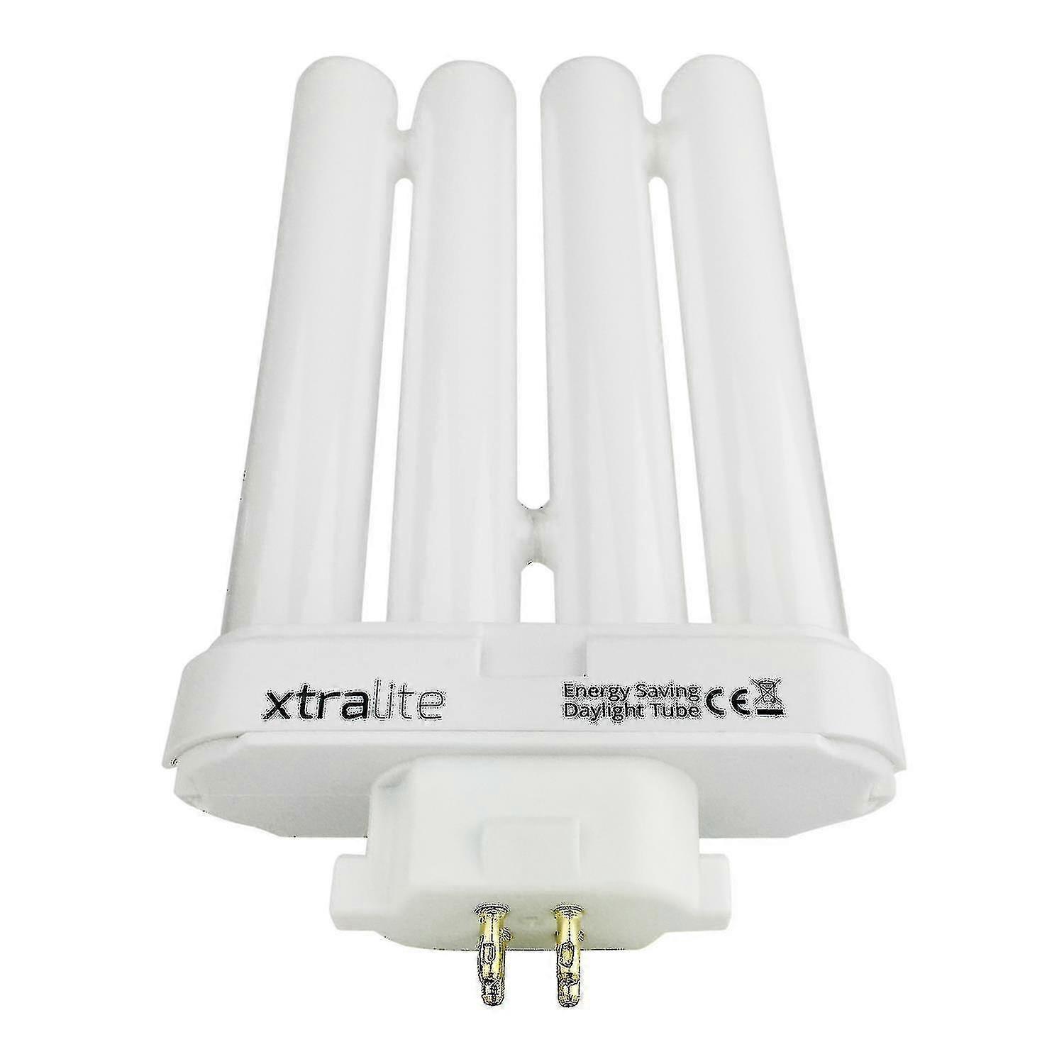 27w Daylight Replacement Bulb For High Vision Reading Lamps, 4 Pin Gx10q-4 Quad Tube (6500k)