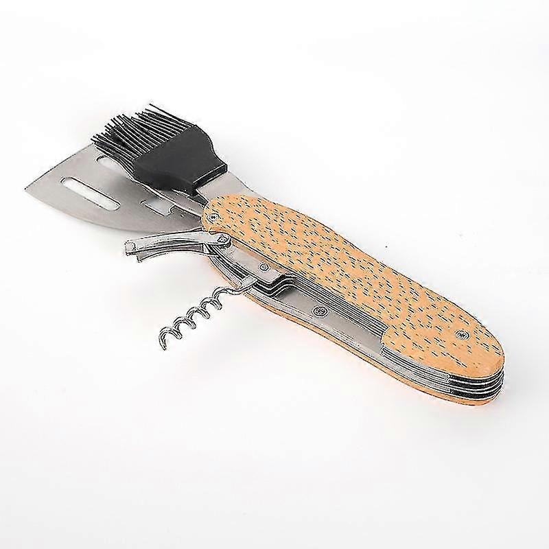 Grilling Multitools - Includes Stainless Steel Spatula, Fork, Grilling Brush And More - Grilling Multitools For Backyard Grilling
