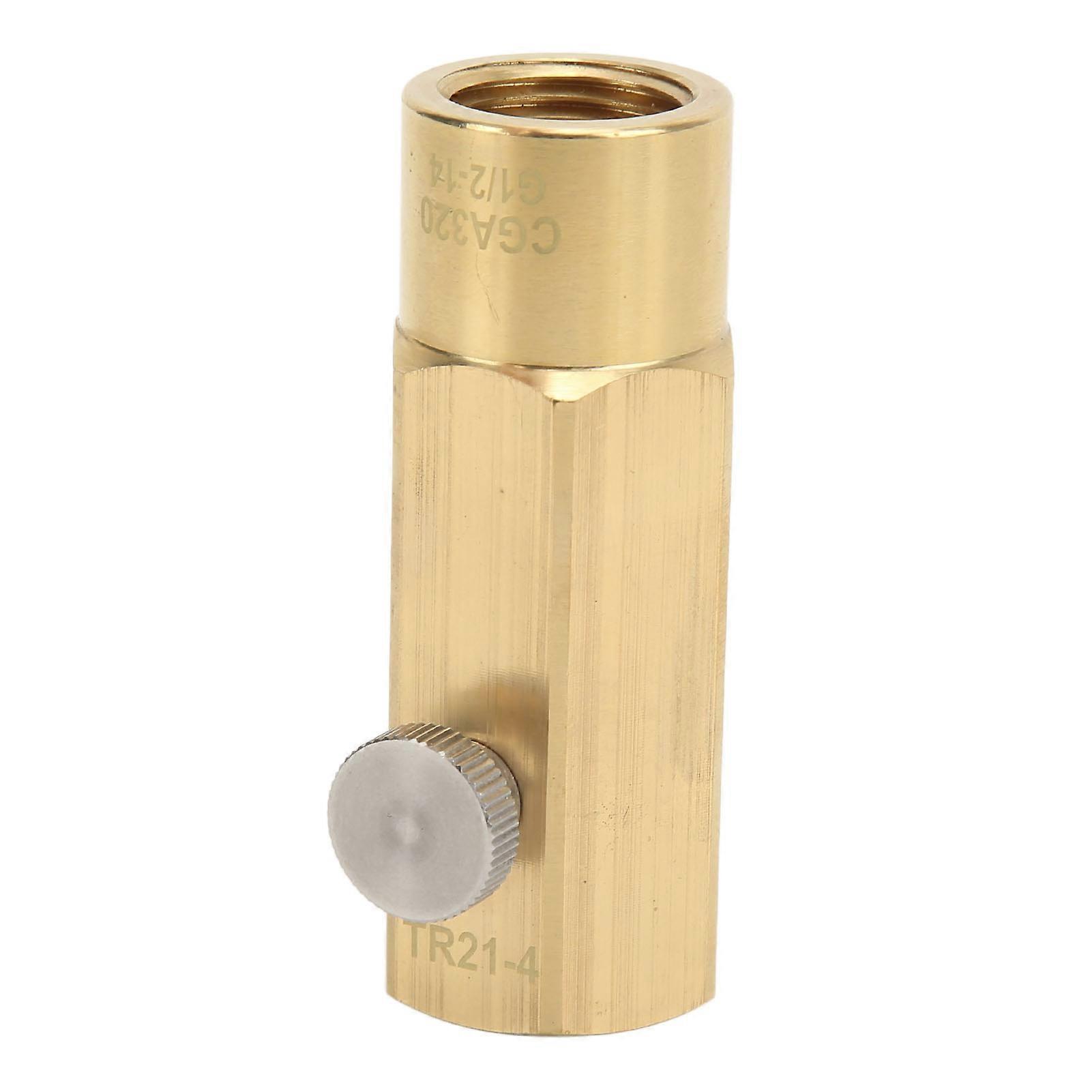 CO2 Cylinder Refill Adapter for Soda Bottle Low Temperature Brass Filling Tank Adapter