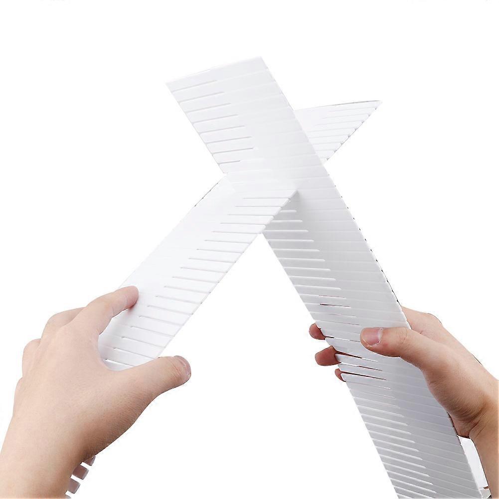 Adjustable Drawer Dividers Separators (50*11cm) - Set of 5 Plastic DIY Drawer Organizers