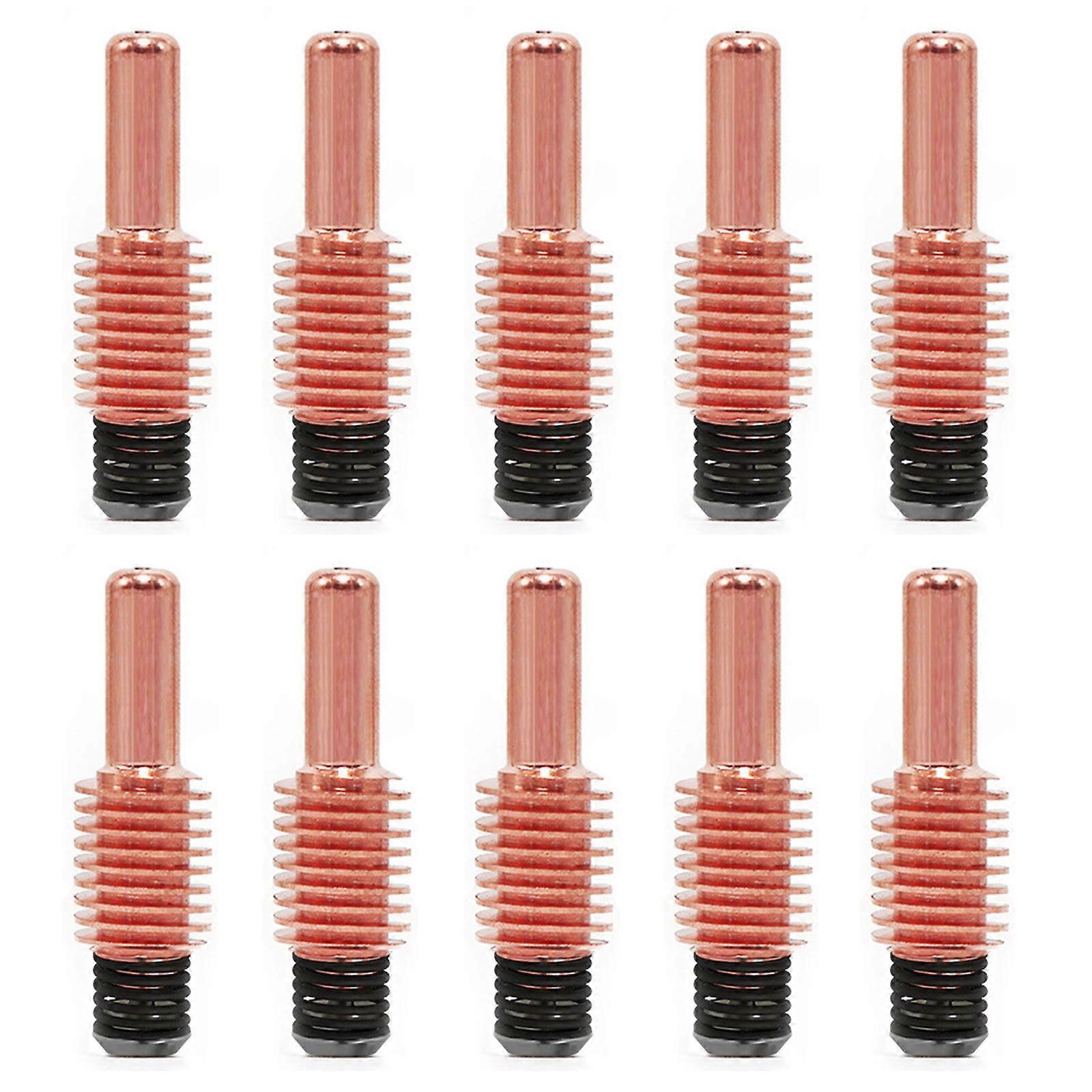10PCS Plasma Cutter Electrodes Fit fit Plasma Nozzles Torch Tips Cutting Consumables for 105A