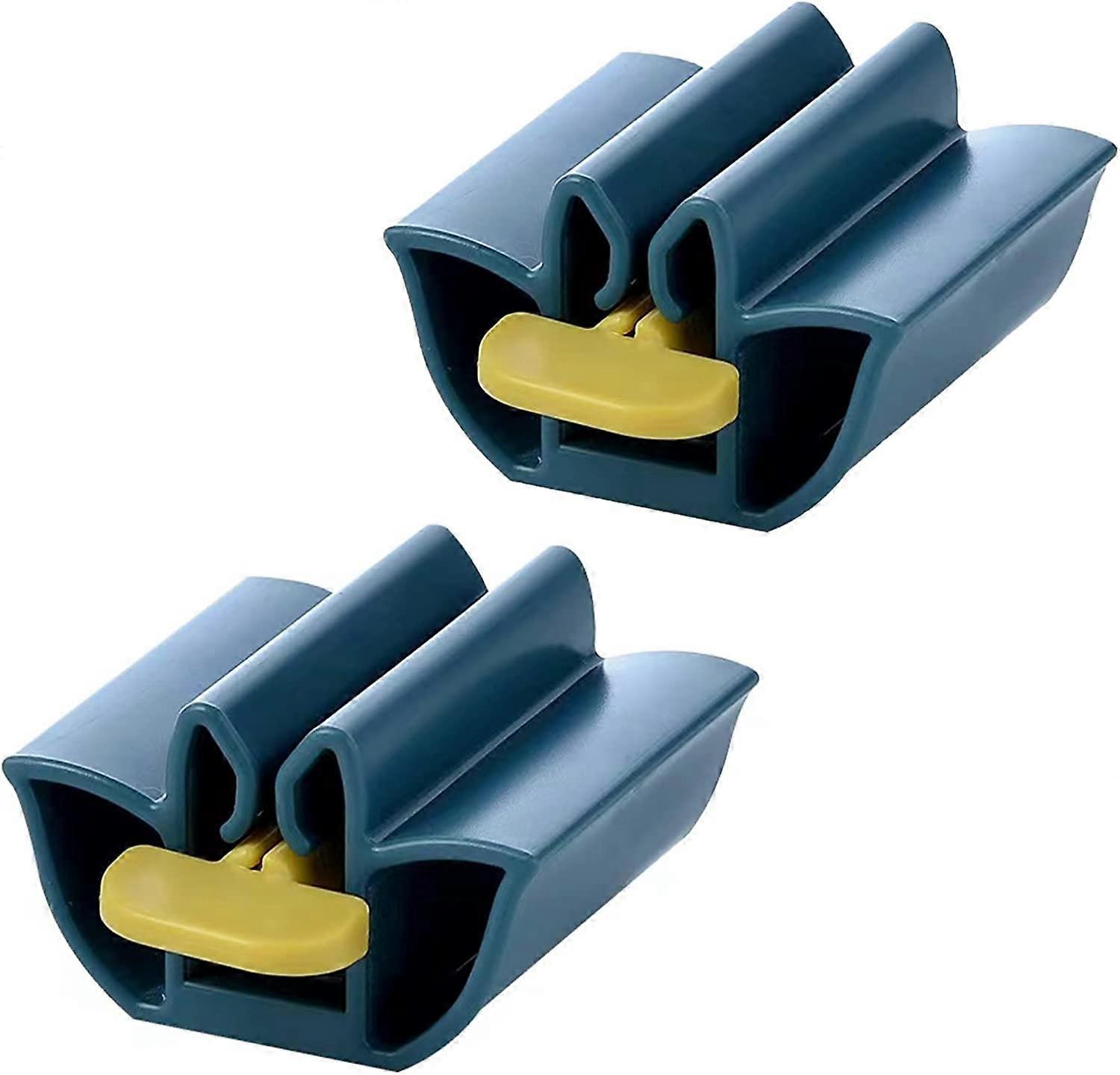 2 Pack Plastic Toothpaste Squeezer,Square Toothpaste Tube Squeezer,Rolling Tooth Pastetooth Squeezer