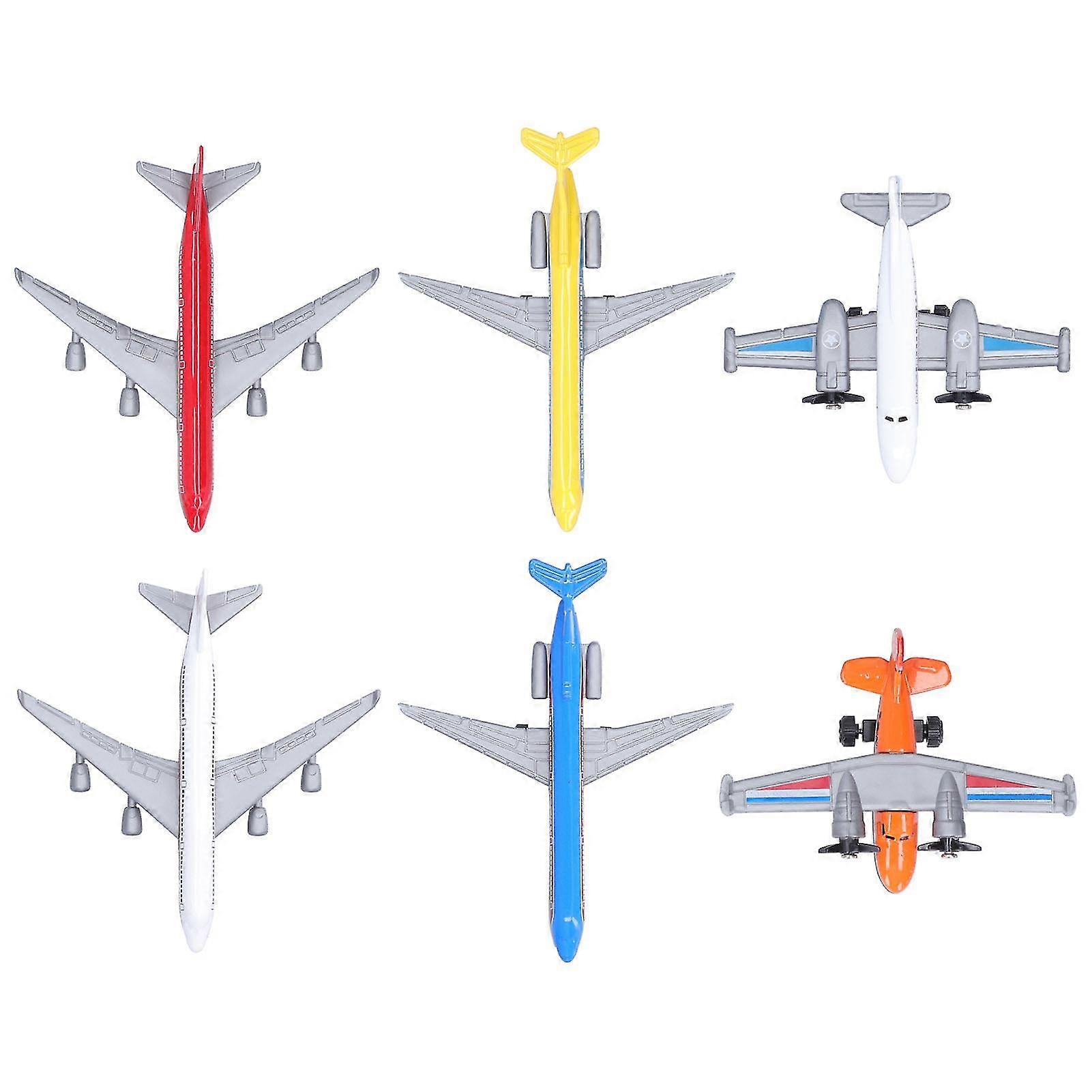 Mini Children Airplane Model Set - Highly Simulation Alloy Airplane Set for Kids