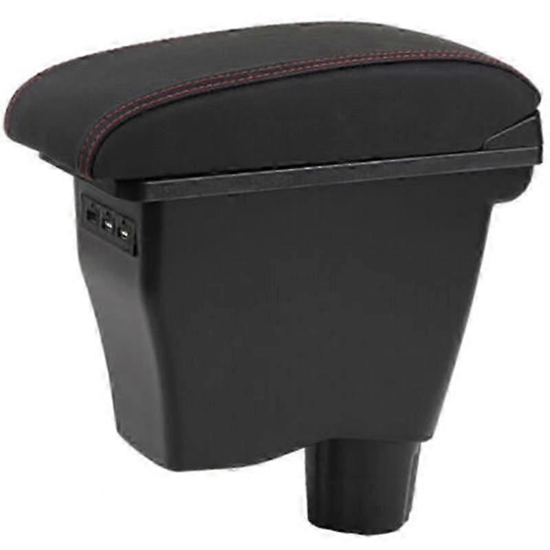 for Smart 450 451453 454 Fortwo Armrest Box Double-Layer USB Car Center Armrest Box with