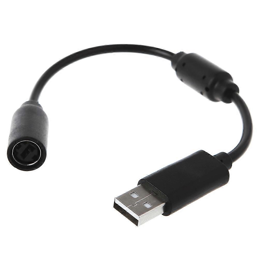 USB Breakaway Cable Cord Adapter for Xbox 360 Wired Gamepad Controllers