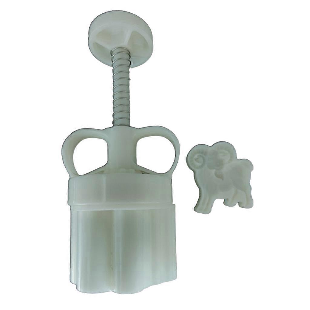 Sheep Pattern Mooncake Press Mold Cookie Stamps Moon Cake Makers Decors Tool