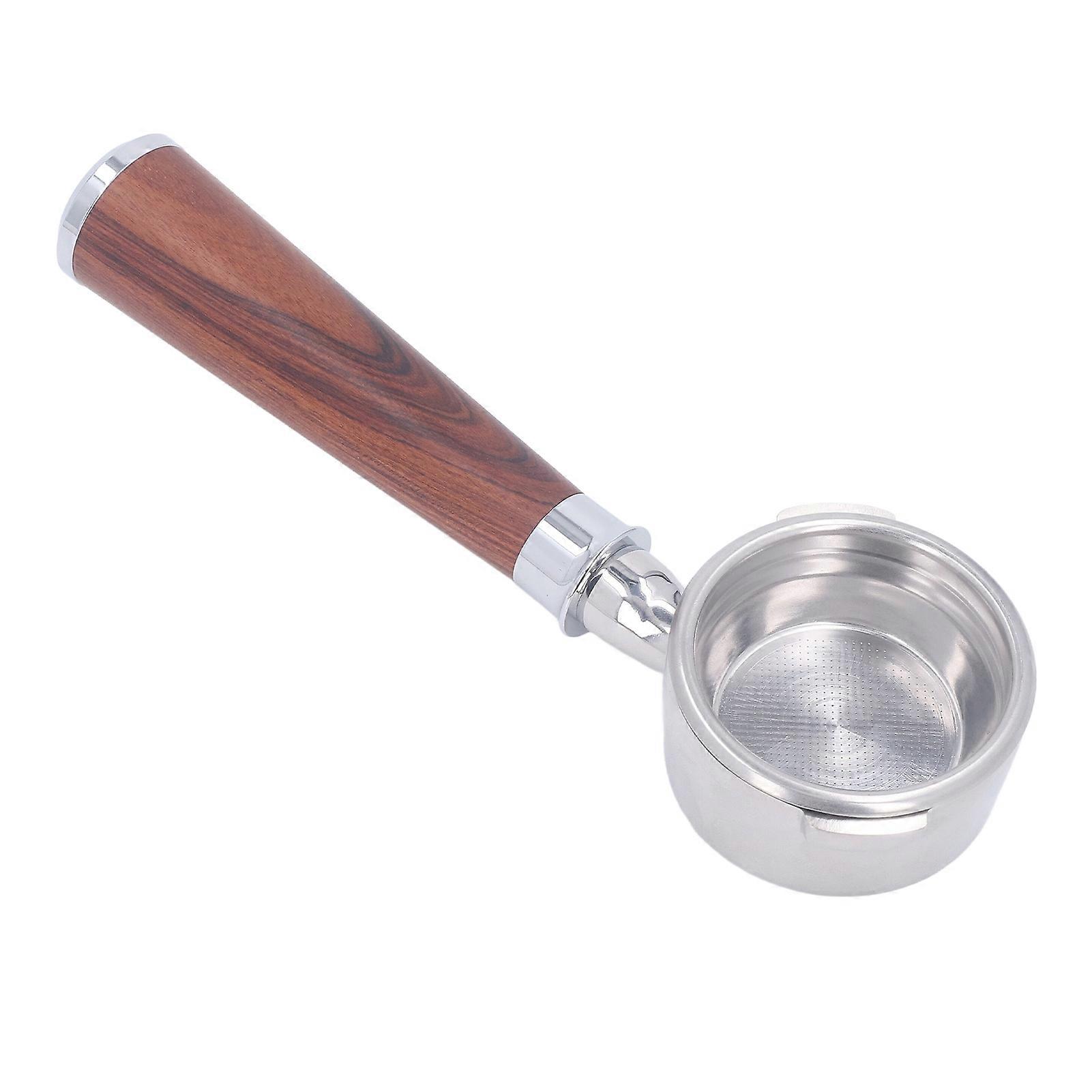 58mm Bottomless Portafilter Wood Handle Double Ear Coffee Portafilter for GAGGIA Coffee Machine A Red Sour Branch