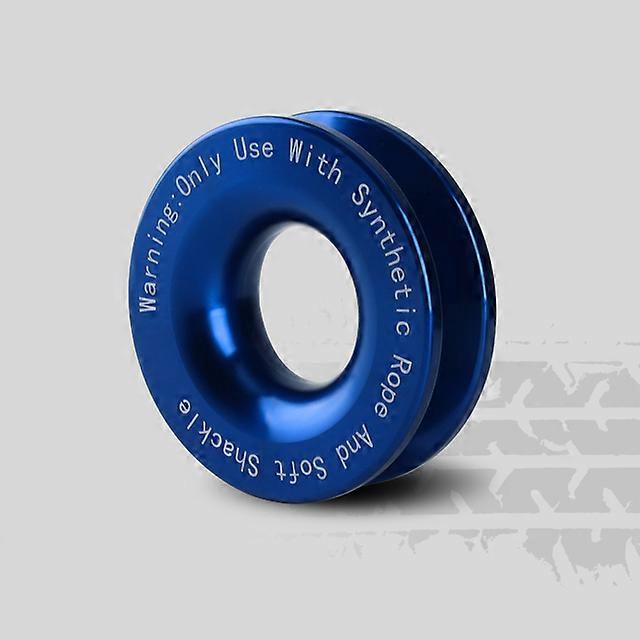 Aluminum Recovery Ring Snatch-Ring Block Snatch Pulley 41000lb For SUV Truck Tow Rope Car Winch Recovery Ring xjcl