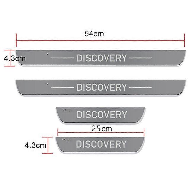باب ترحيب سيارة مخصص مضيء عتبة ضوء شعار مصباح LED دواسة لوحة جرجر للسيارة لاند روفر ديسكفري 2 3 4 5 TD5 2022
