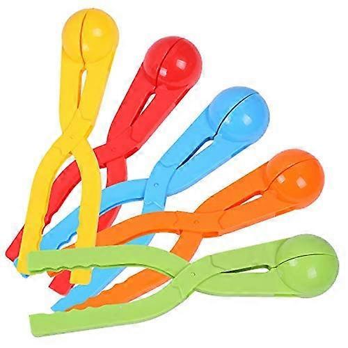 Snowball Maker Clip with Handle for Snow Ball Fights 4pcs