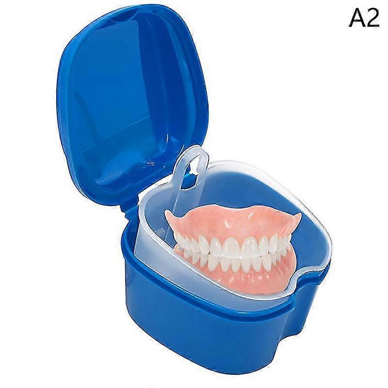 Boîte de bain pour soins des prothèses dentaires, nettoyage des fausses dents, soins infirmiers avec récipient suspendu