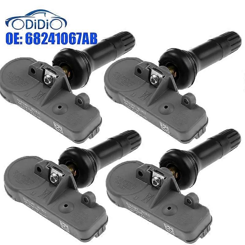 ODIDIO 68241067AB Tire Pressure Sensors 433 MHZ TPMS For 2010-2015 Chrysler Dodge Fiat Jeep Lancia Ram Alfa