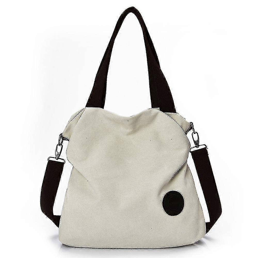 Single Shoulder Messenger Bag Large Capacity Multi-compartment Canvas Bag