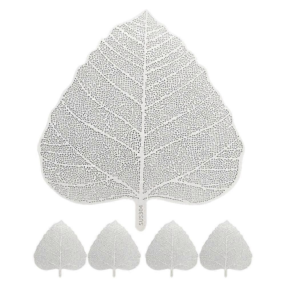 5pcs Tea Filter Leaf-shaped Tea Infuser Kongfu Tea Filter Teaware Accessories