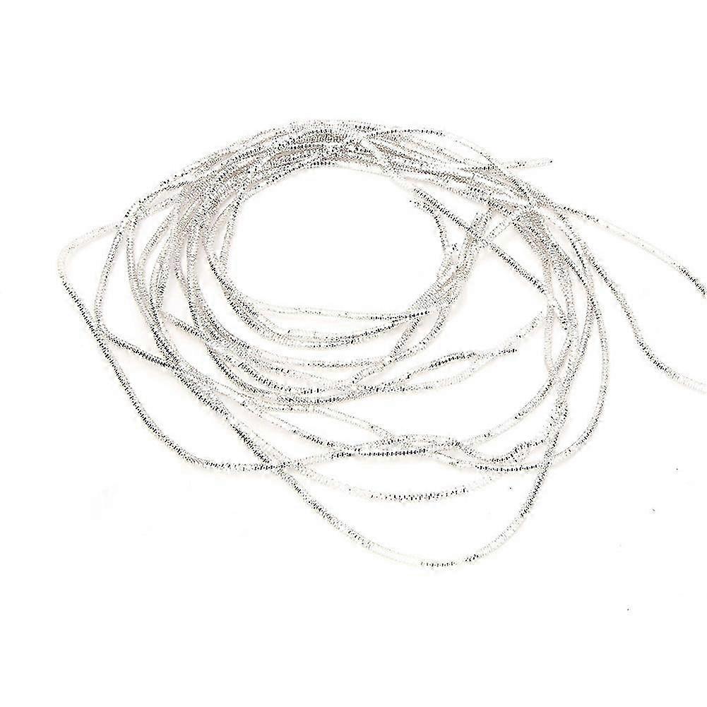 Embroidery Thread Copper Wire Sewing Stitching Gloss 1.5mm  Dia. Manual DIY StringSilver