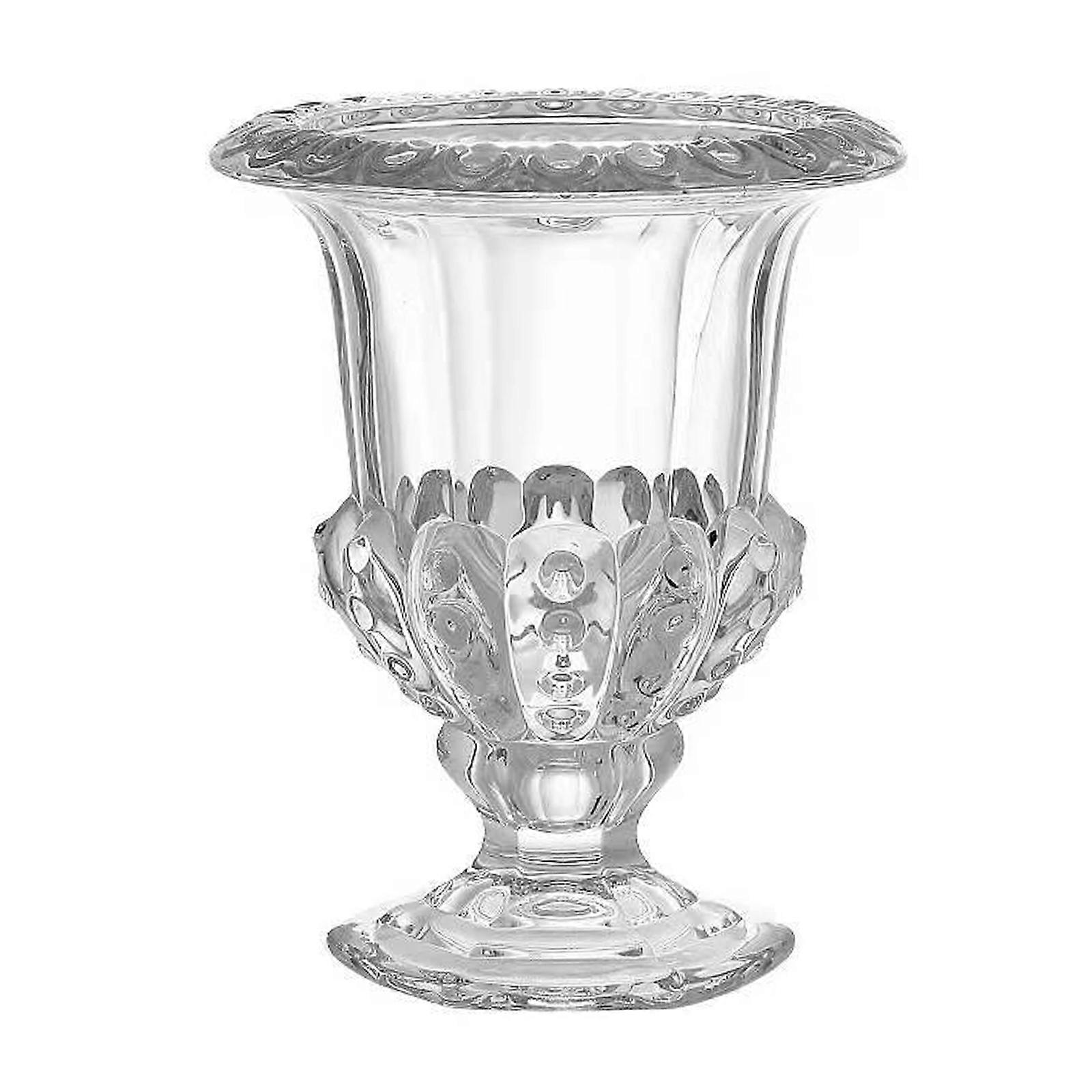 テーブルセンターピース用ガラス花瓶、コンポート台座花瓶花容器、結婚式の誕生日パーティー記念日のための足付きボウルフラワーホルダー