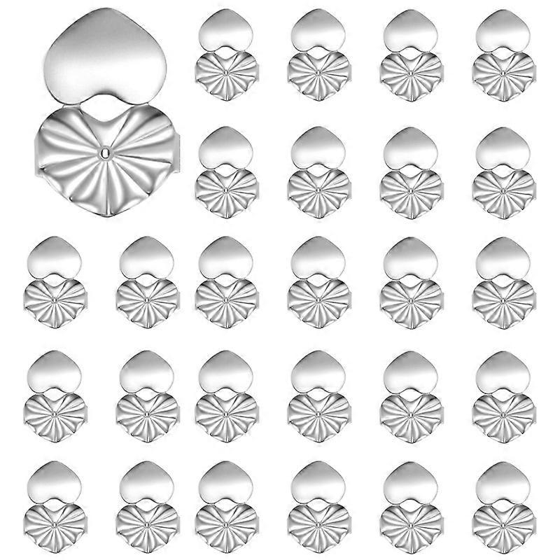 Earring Lifters, 12 Pairs Magic Earring Backs, Hypoallergenic Adjustable Secure Earring Lifts